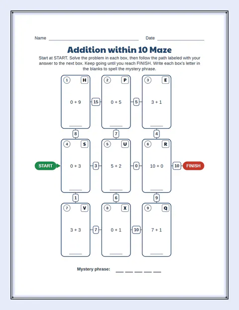 Answer path: a starter page