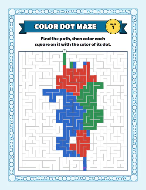 Color dots: the same page solved