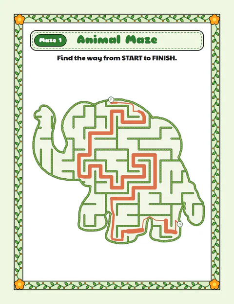 Shape: the same page solved