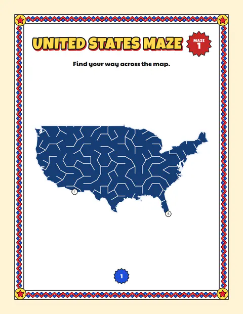 Map mazes: a starter page